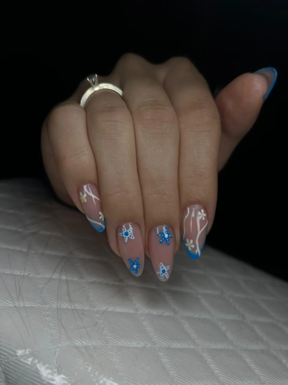 Vídeo de nail design mostrando o processo e resultado final — Nayara Dias em Mara Rosa GO